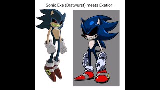 Sonic Exe Bratwurst meets Exetior [upl. by Handler]