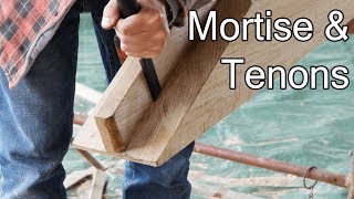 DIY ROOF 33° MORTISE amp TENONS [upl. by Ikkela923]