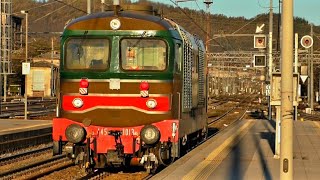 Freddissima mattinata di TRENI con colpi e colpacci ad Arquata Scrivia [upl. by Wawro]