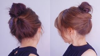 Eng Sub超快速簡易優雅法式包頭 Easy French Twist Hairstyle [upl. by Eldorado]