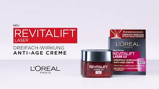 Revitalift Laser x3  3 von Dermatologen empfohlene Inhaltsstoffe in einer AntiAgingCreme [upl. by Gaby549]