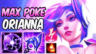 MAX POKE ORIANNA MID  STAR GUARDIAN ORIANNA  Best Damage Build amp Runes  League of Legends [upl. by Edina708]