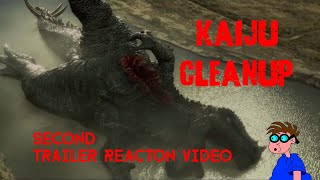 KAIJU CLEANUP  Second Trailer Reaction Video [upl. by Hardman]