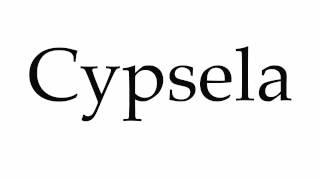 How to Pronounce Cypsela [upl. by Kati]