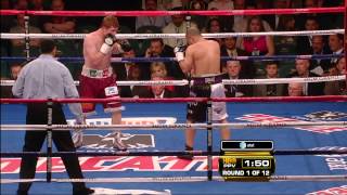 Saul Canelo Alvarez vs Jose Miguel Cotto Round 1 1080p [upl. by Ignace]