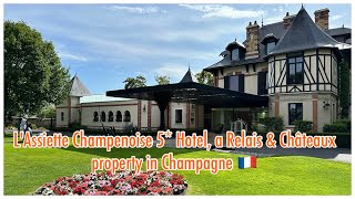 Hotel amp room tour at LAssiette Champenoise 5 Hotel a Relais amp Châteaux property in Champagne FR [upl. by Irb]