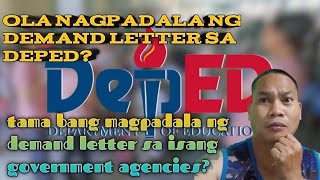 OLA nagpadala ng demand letter sa deped division [upl. by Lundeen445]