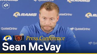 Sean McVay Recaps Loss To Bears Discusses Areas Of Improvement Heading Into Week 5 [upl. by Yelwar]