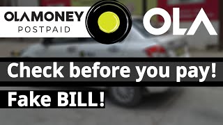 How OLA Money Postpaid is stealing money from Me Be aware [upl. by Siravat733]