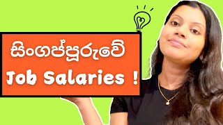 සිංගප්පූරුවේ ජොබ් වලට කීයක් ගෙවනවද 🤔  Singapore Job Salary Guide  Sinhala [upl. by Kerrill]