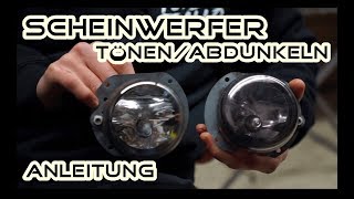 SCHEINWERFER  RÜCKLEUCHTEN TÖNEN FOLIEREN  Tutorial Anleitung by TurboTsallo [upl. by Sellma]