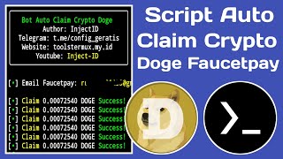 Script auto claim dogecoin via termux terbaru [upl. by Airdnala]