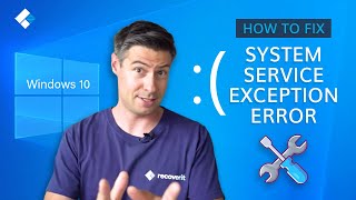 How to fix System Service Exception  Windows blue screen  Your PC ran into a problem [upl. by Volin]