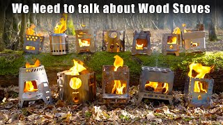 Wood Burning Camp Stoves Compared  My Collection [upl. by Limak]