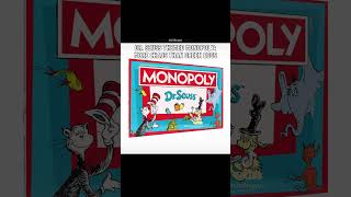 The Dr Seuss’s National Play Monopoly Daydrseuss [upl. by Blaise417]