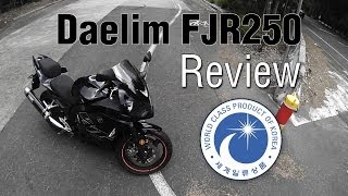 Daelim VJF250 Review  Ninja 250 Competitor [upl. by Kalinda111]