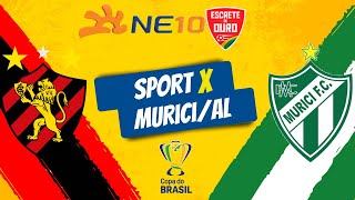 SPORT X MURICIAL pela COPA DO BRASIL com a RÁDIO JORNAL [upl. by Aciret]