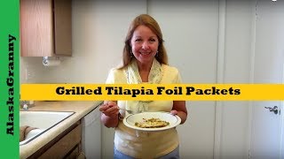 Grilled Tilapia Foil Packets Easy Camping Recipe [upl. by Falcone733]