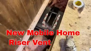 Mobile home trunk line repair Riser replacement Fast and easy [upl. by Romaine400]