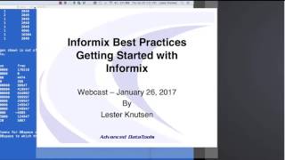 Best Practices for Getting Started with Informix [upl. by Parthen]