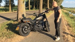 2018 Fat Bob 114 VampH Short Shots Exhaust Sound Demonstration [upl. by Cilla317]