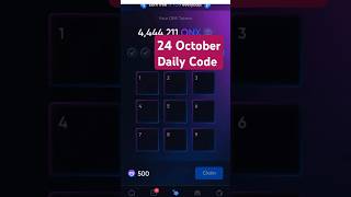 ONUS TAP TAP Daily Code  24 October Onus daily code  Onus Code tap2earn airdrop onus [upl. by Adroj929]