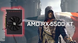 AMD RX 5500 XT 4GB  ASSASSINS CREED UNITY 2014 [upl. by Bailar616]