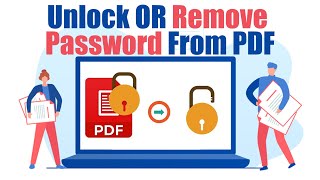 Remove Password From PDF File Without Any Software ilovepdfcom [upl. by Ahseikan]