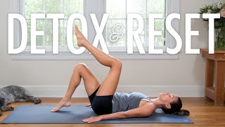 Detox and Reset  40Minute Yoga Practice [upl. by Eelirem34]