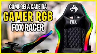 CADEIRA GAMER FOX RACER RGB  MONTANDO ELA E FAZENDO TESTES LEVES [upl. by Artemisia]