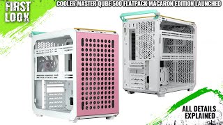 Cooler Master QUBE 500 Flatpack Macaron Edition Launched  Explained All Spec Features And More [upl. by Caldera390]