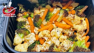 Best Air Fryer Roasted Vegetables  Easy Veggies Recipe [upl. by Lyret439]