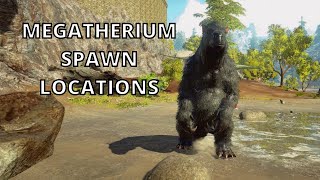 ARK Lost Island  Megatherium Spawn Locations [upl. by Nyleaj949]