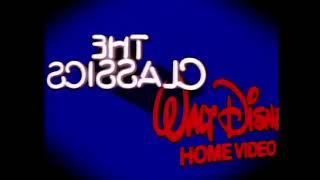 Walt Disney Home Video  The Classics logo 19841988 HD 60fps [upl. by Haerle]