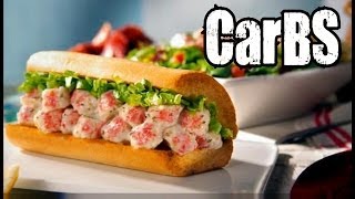 CarBS  Quiznos Lobster amp Seafood Salad Sub [upl. by Setarcos]