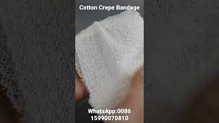 Cotton Crepe Bandage Elastic Bandage For Hospital Use medical hospitalpharmacy factory [upl. by Lomax936]