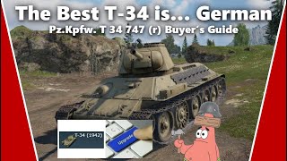 Should You Buy The German T34  War Thunder Buyers Guide [upl. by Enitsirc]