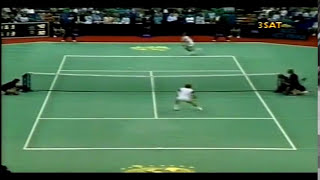 Boris Becker vs Stefan Edberg WCT Finals Dallas 1988 Part2 [upl. by Terrill]