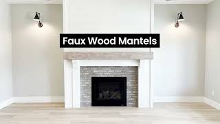 How To Install Faux Wood Mantels by Ekena Millwork [upl. by Chesna]