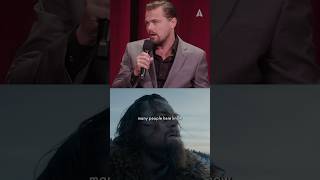 Leonardo DiCaprio Struggled With quotThe Revenantsquot Unique Shooting Style acting movies [upl. by Beverley]