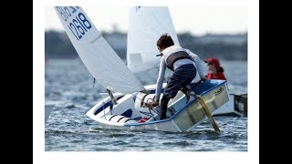 How to Sail an Optimist  Optimist Dinghy Sailing  Sailing Down wind in Strong Wind  Sailing [upl. by Radloff229]