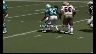 49ers vs Dolphins Superbowl XIX NFL Gameday 2004 [upl. by Ainot]