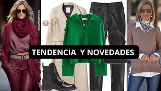 MODA TENDENCIA NOVEDADES PARA OTOÑO INVIERNO 20242025 PARA MUJERES CHIC [upl. by Yorgerg981]