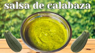 Como HACER SALSA de CALABAZA FACIL [upl. by Shaum149]