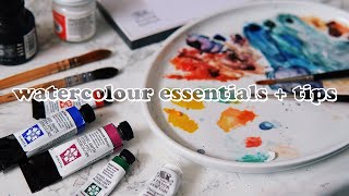 The BEST Watercolour Painting Supplies Ive Ever Used [upl. by Jeddy165]