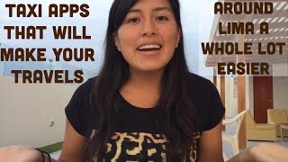 Taxi apps that will make traveling around Lima easier Video 32 [upl. by Nnayrrehs692]