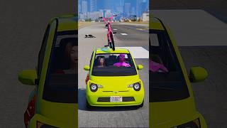 Spiderman saves his girlfriend  GTA V  shorts 23 [upl. by Acemahs]