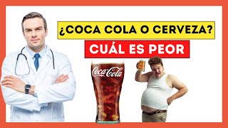 ⚠️ Cuál es más LETAL la Coca Cola o Cerveza  El Secreto Mortal que Oculta la Industria [upl. by Ire]