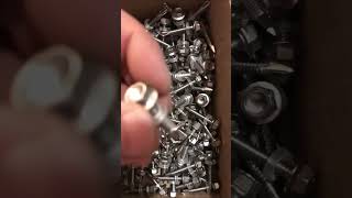 Hex Head Self Drilling Screws With Rubber Washer Metal Stainless Steel Tek Screws For Roof [upl. by Vicki]