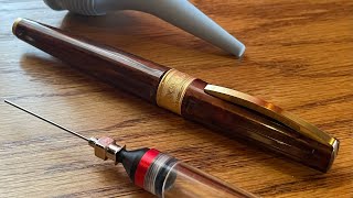 How to Clean A CartridgeConverter Fountain Pen Feat Visconti Mirage Mythos [upl. by Alon971]